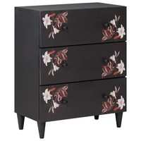 StauraumschräNke Mehrfarbig 60 X 33,5 X 75 Cm Massivholz Mango Schrank Stauraums