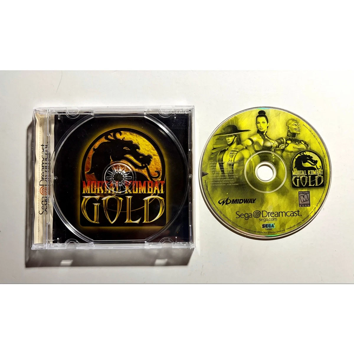 25+ Mortal Kombat Gold Sega Dreamcast Video Games for sale