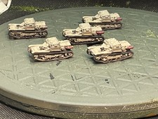 15mm Painted Italian CV 35 Tankette (5 Tankette) 3D Printed.