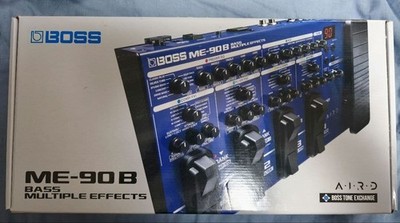 BOSS ME-90B Multi-Effects Pedal Bass Guitar Multi-Effector w/ Accessories MINT''