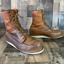 Red Wing 10877 Moc Toe Work Boots Mens 10.5 EE