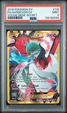 2016 POKEMON XY STEAM SIEGE SECRET #116 FULL ART/GARDEVOIR EX PSA 9 on eBay
