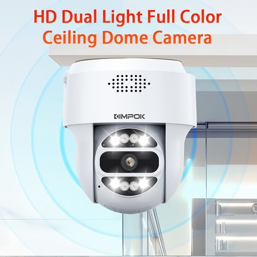 5MP WiFi Security Camera Pan Tilt 2.4G+5G Human Tracking 2-Way Audio Dual Lights - Picture 11 of 17
