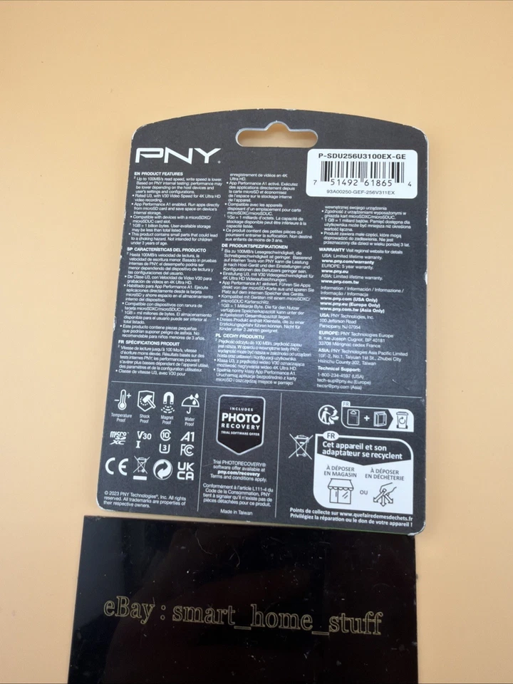 PNY Technologies 256GB Elite-X microSDXC Flash Memory Card, Class 10, UHS-I U3 - Image 3 of 3