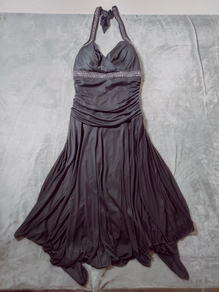Vestido halter vintage trixi para mujer talla XL Y2K Whimsigoth Fairy grunge  Foto 4 de 4