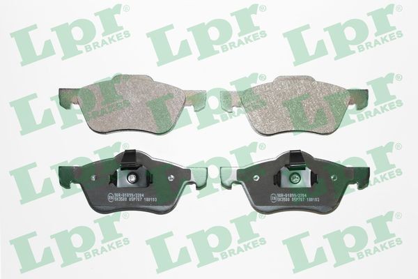 Plaquettes de frein Nissan LPR 05P707 pour trajets du quotidien