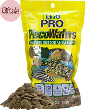 PRO Plecowafers 5.29 Ounces, Nutritionally Balanced Vegetarian Fish Food for Bot