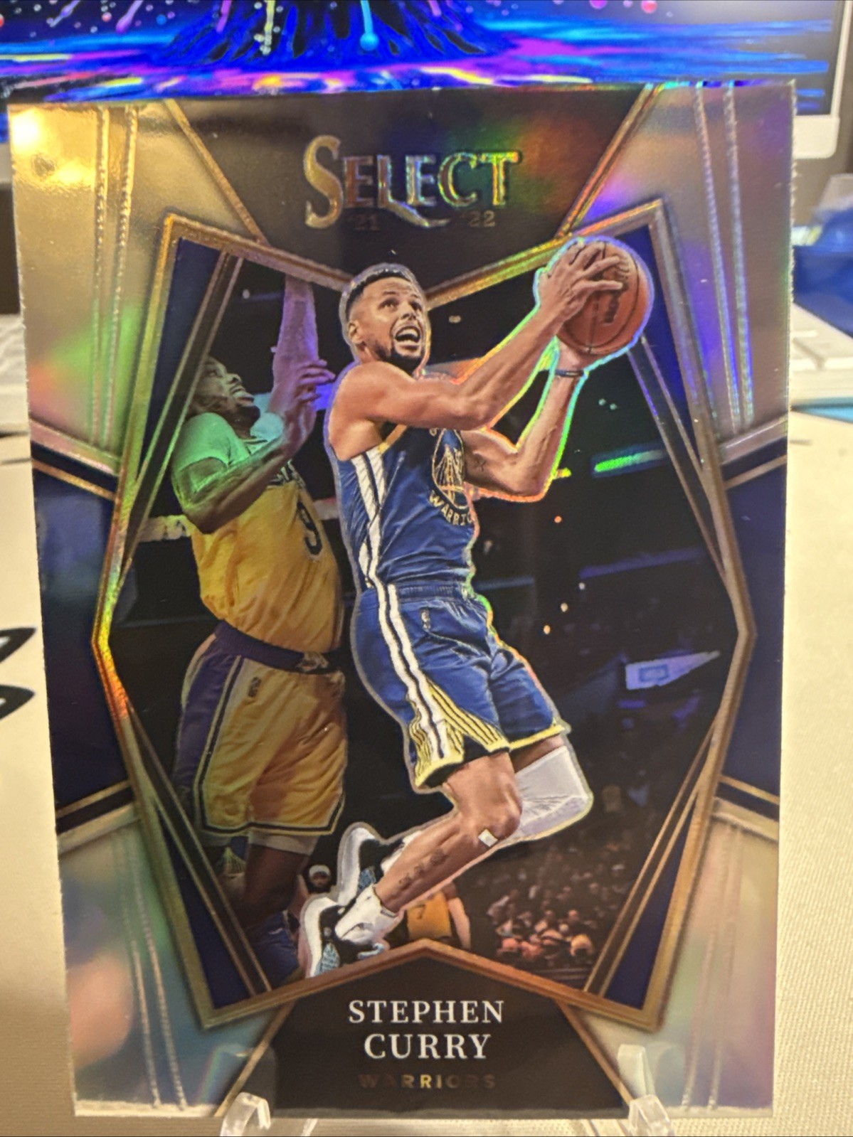 2021-22 Panini Select Basketball #121 STEPHEN CURRY Premier Level SILVER PRIZM