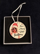 Taylor Swift Have a Merry Swiftmas Christmas Ornament Decoration