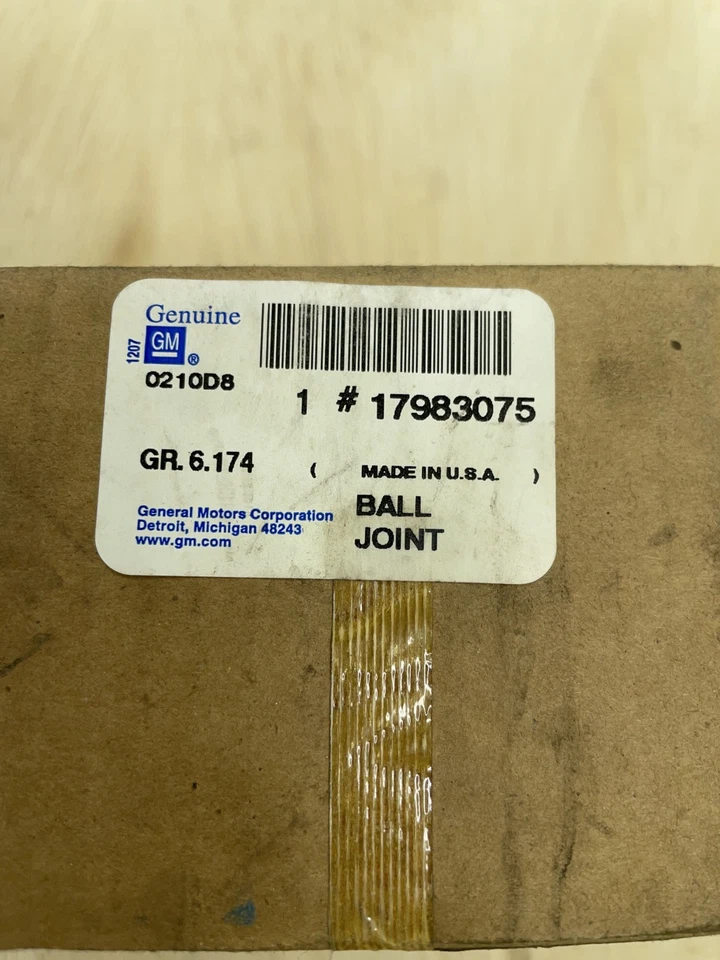 Rótula brazo de control inferior delantero GM OEM 82-96 Citation Lumina Cutlass 17983075 Foto 3 de 4