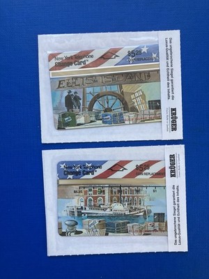 2 Telefonkarten'' Ellis Island'' 3.&4. Serie