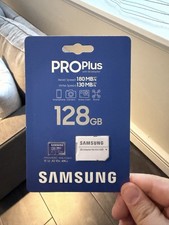 Samsung New MicroSD Pro Plus 128GB Adapter - MB-MD128SA/AM Camera Memory Card