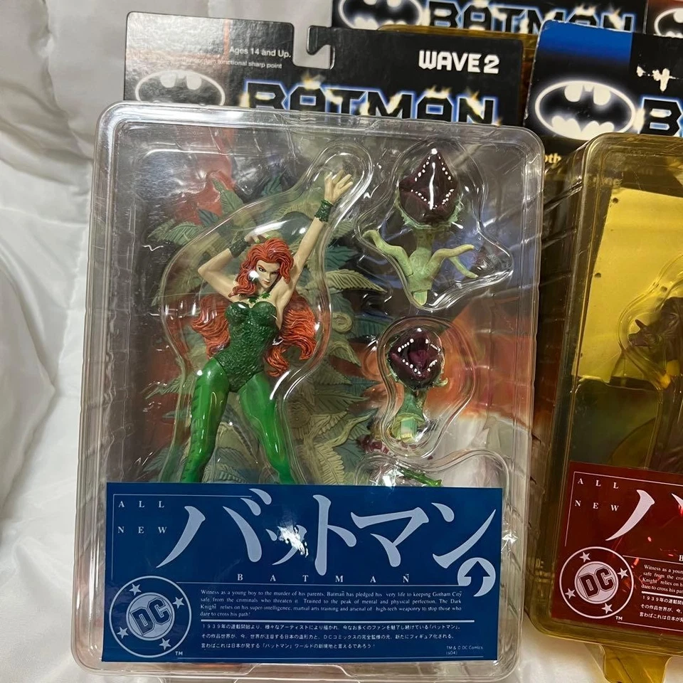 Batman Figure Set 5pcs Batman Robin Joker Penguin Poison Ivy Vintage - Photo 4/4