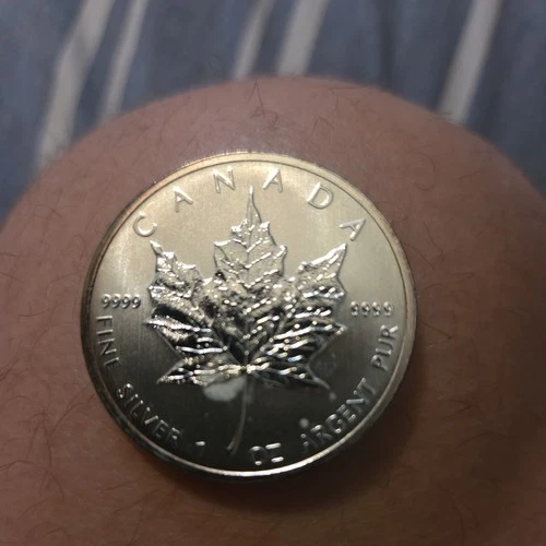 2011 Canadian Silver Maple Leaf 1 oz — photo from the most recent tracked eBay sale