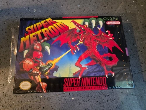 Super Metroid SNES Partially Sealed MINT CIB Authentic