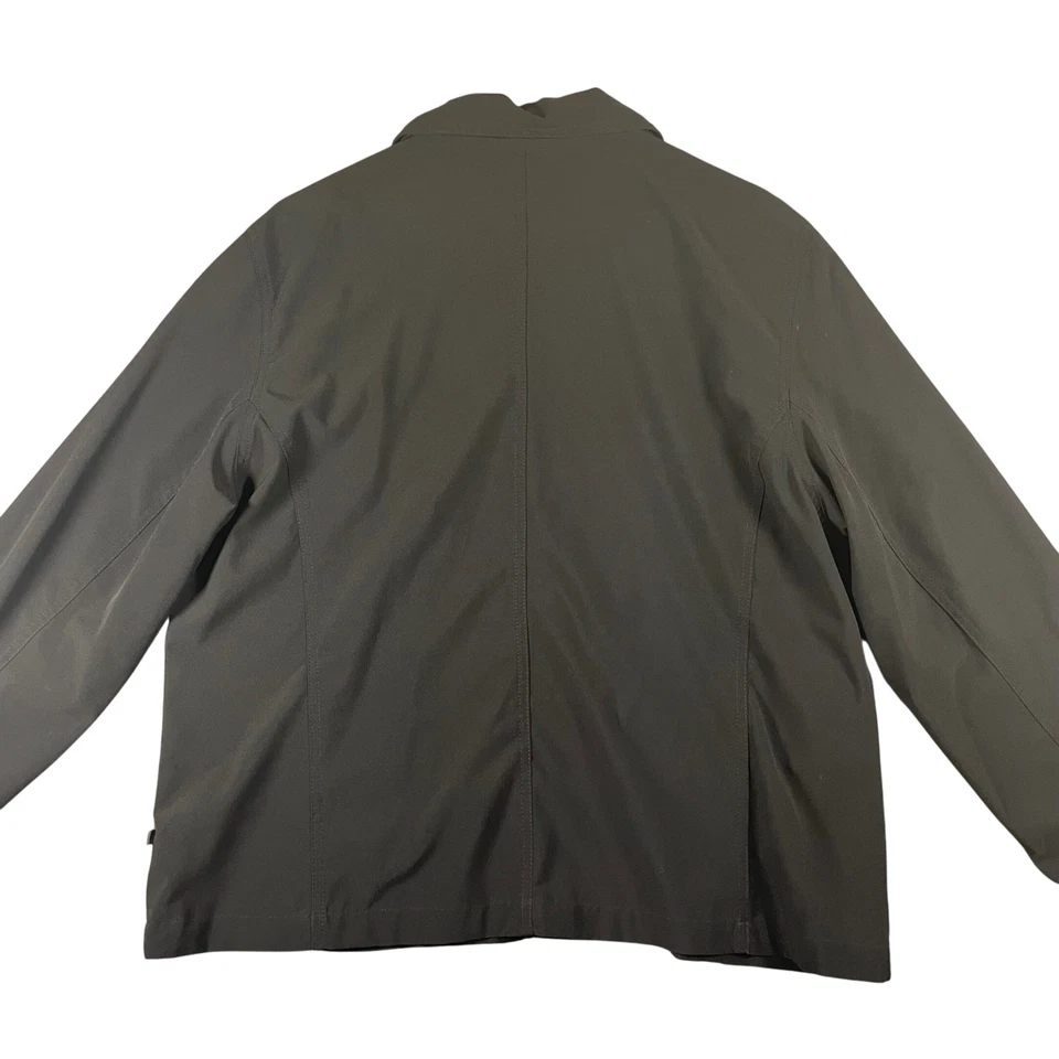 Chaqueta ligera Zenergy by Chico's para mujer talla 2 (12) negra bolsillos con cremallera completa Foto 2 de 4