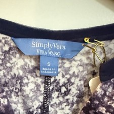 Simply Vera Vera Wang Size S Sleeveless Fit & Flare A-Line Knee Length Dress
