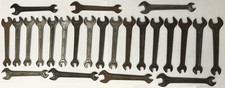 Lot of 24 Vintage Hazet 8mm - 13mm Combination Open End Wrench Germany