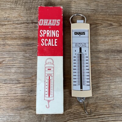 Vintage Ohaus Spring Scale Model 8004 with Box