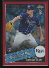 Brendan McKay 2020 Topps Chrome Ben Baller 1985 Red Refractor /5 RC ROOKIE