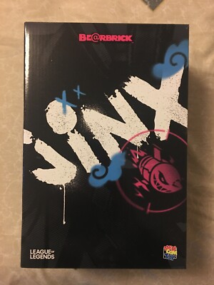 MEDICOM TOY - BE@RBRICK　 Bearbrick Jinx League Of Lege Bearbrick League of Legends Jinx 100% & 400% Set | eBay