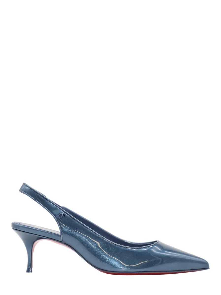 Christian Louboutin SPORTY KATE SLING 55 Leather Heels Pumps