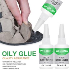 2x Universal Super Glue Multifunctional Welding High-Strength Oily Glue-Uniglue