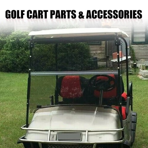 For EZGO TXT 1994-2013 2014 Tinted Fold Down Golf Cart Windshield Windscreen - Picture 3 of 8