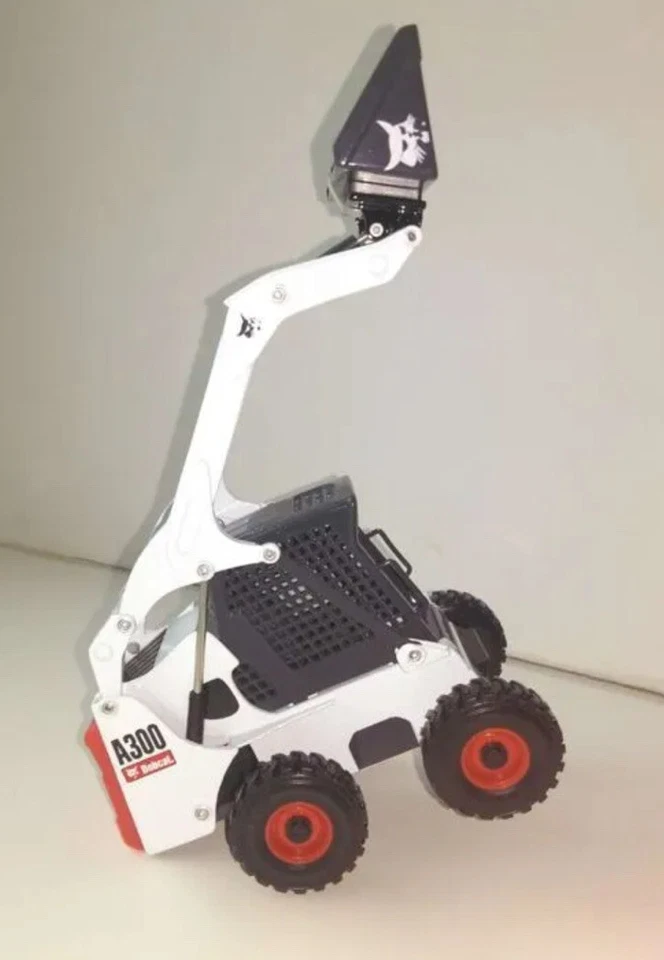 Bobcat A300 All Wheel Steer Loader Model Digger IMPERFECT BOX metal 1:24 1:25 - Image 3 of 4