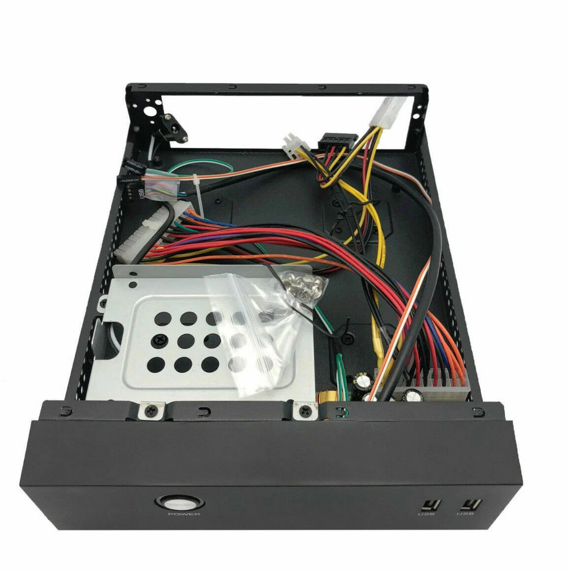 MINI ITX SILENT HTPC MITX 미디어 센터 PC 케이스 W | 90W 12V DC-TO-ATX 전원 공급  장치-Freehip.co.kr