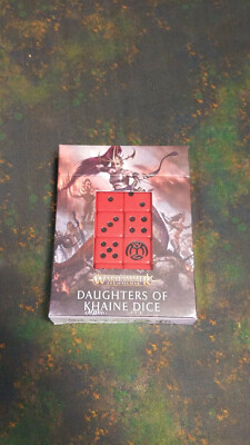 Daughters of Khaine Dice Set Dice Set Warhammer Age of Sigmar