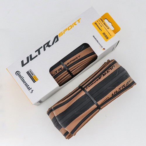 2PCS Road Bike Tire - Black Brown 700x28C Continental Folding outer tyres - Picture 8 of 12