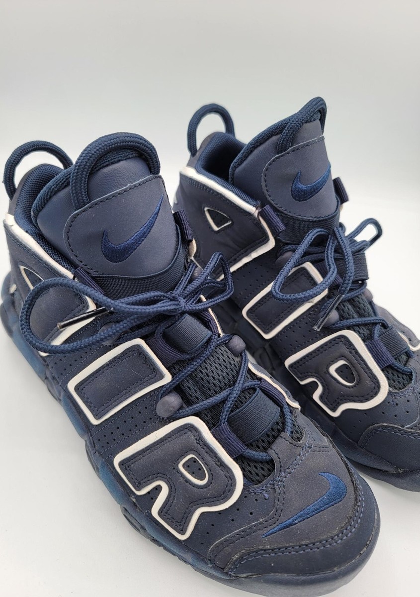 Nike Air More Uptempo GS Obsidian Size 5Y | eBay