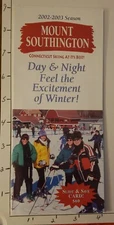 2002/03 MT. SOUTHINGTON SKI AREA, CT TRAIL MAP BROCHURE MINT. SEE DESCRIPTION