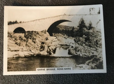 Tobacco Card, Senior Service, THE BRIDGES OF BRITAIN, 1938,Garve, Ross-shire,#38