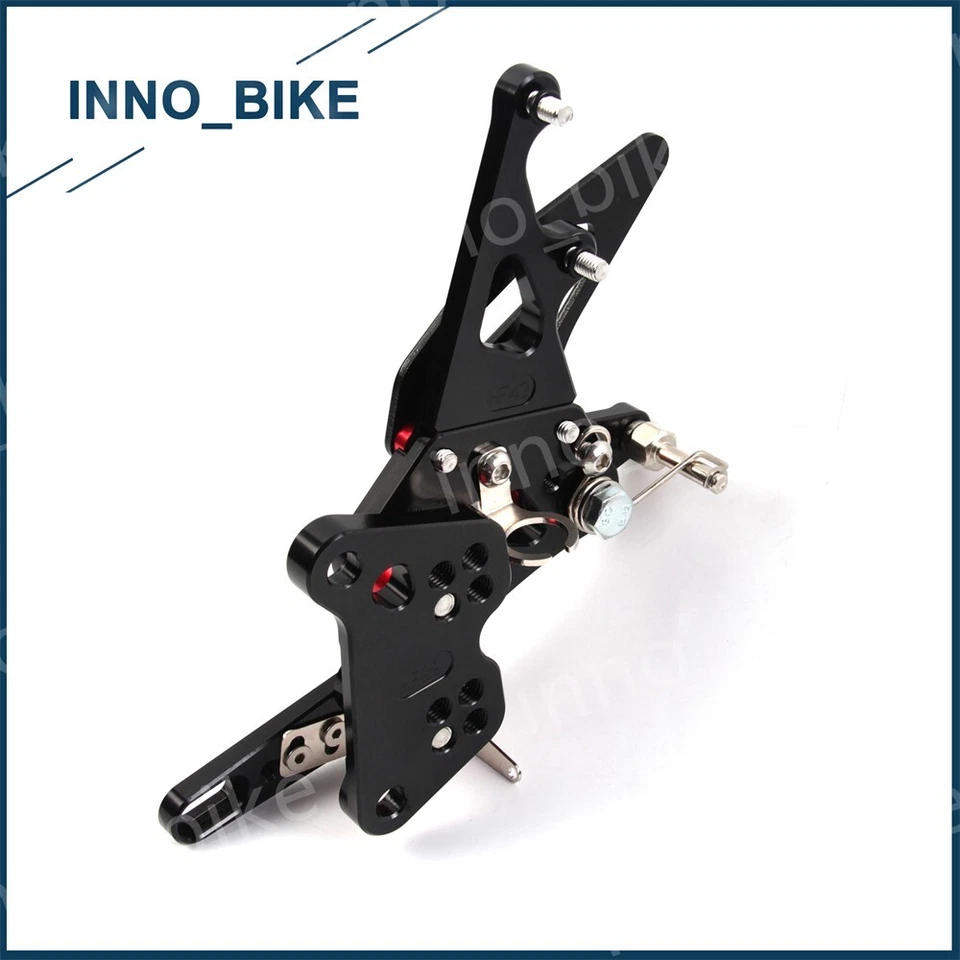 Juego de reposapiés trasero ajustable para Suzuki Hayabusa GSX1300R 2008-2020 Foto 4 de 4