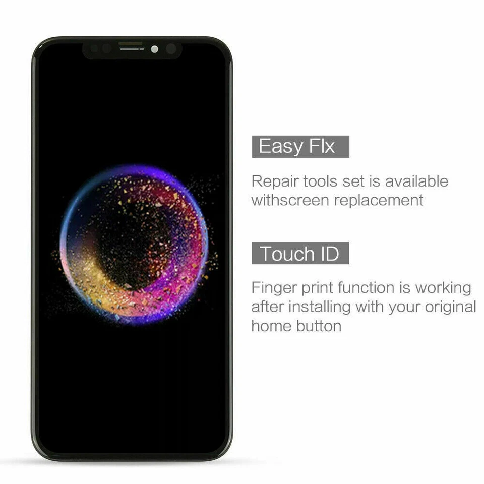 For iPhone X XR XS Max LCD Touch Screen Assembly Replacement Digitizer Parts Lot - Image 4 of 4