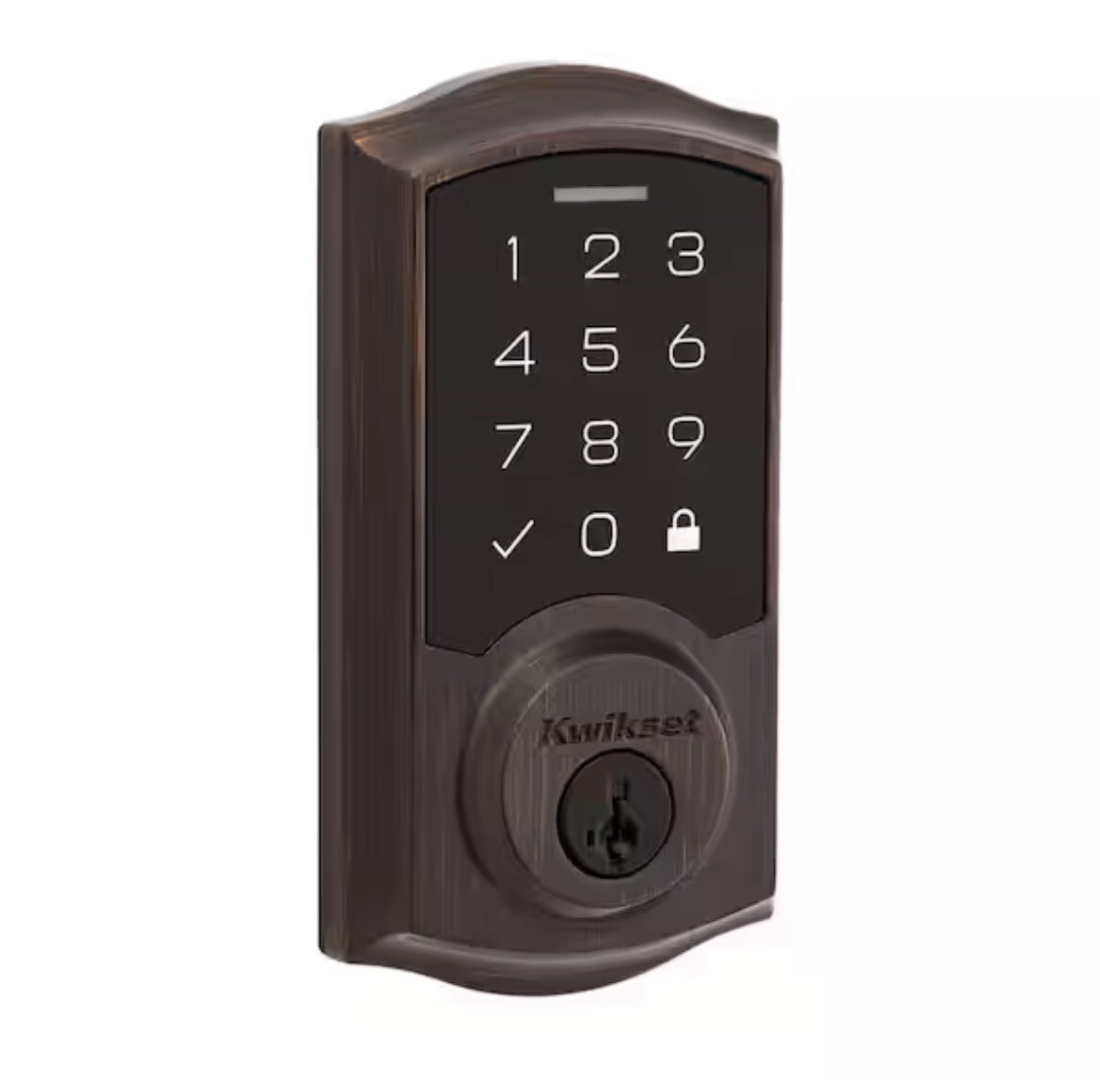 IᑭᕼOᑎE ᙭ Kwikset SmartCode 270 Contemporary Satin Nickel Touchpad