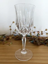 RCR Royal Crystal Rock Aurea Pattern Wine Stemware Goblets Glass 6.75” Tall