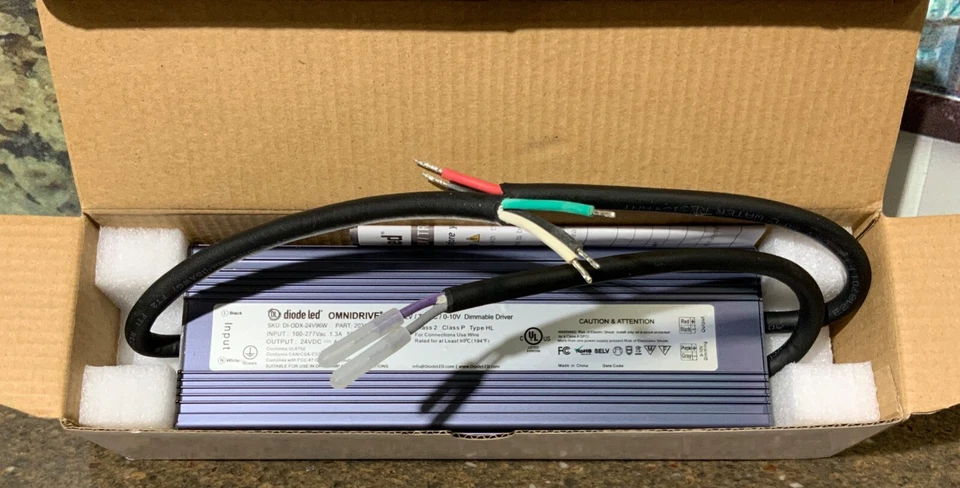 Diode LED Omnidrive X Series 24V DC Driver 96 Watt Capacity 120V / 0-10V - Image 2 of 3