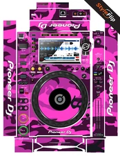 Pioneer CDJ 2000 Nexus 2 Skin | Pink Camo | Protective Decal | StyleFlip Skins