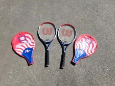 2 Wilson Spirit Tennis Raquet And Case Bags