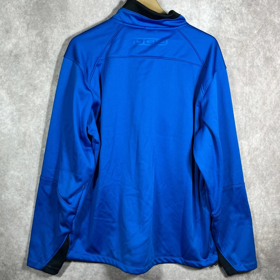 Pullover OGIO Torque Para Hombres XL Azul Cuarto Cremallera Mangas Largas Blackrock Thleisure Foto 4 de 4