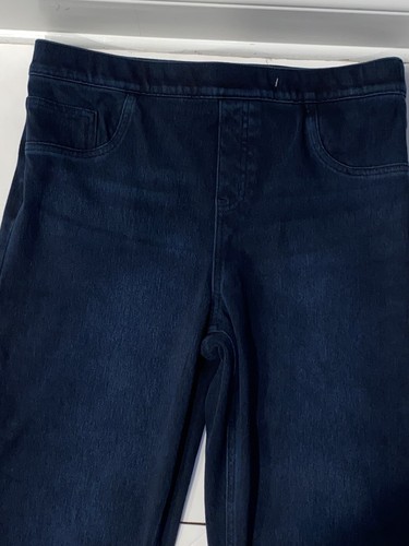 NEW SPANX Jean-ish Ankle Denim Leggings 20018R Dark Blue Twilight Rinse S - Picture 6 of 9