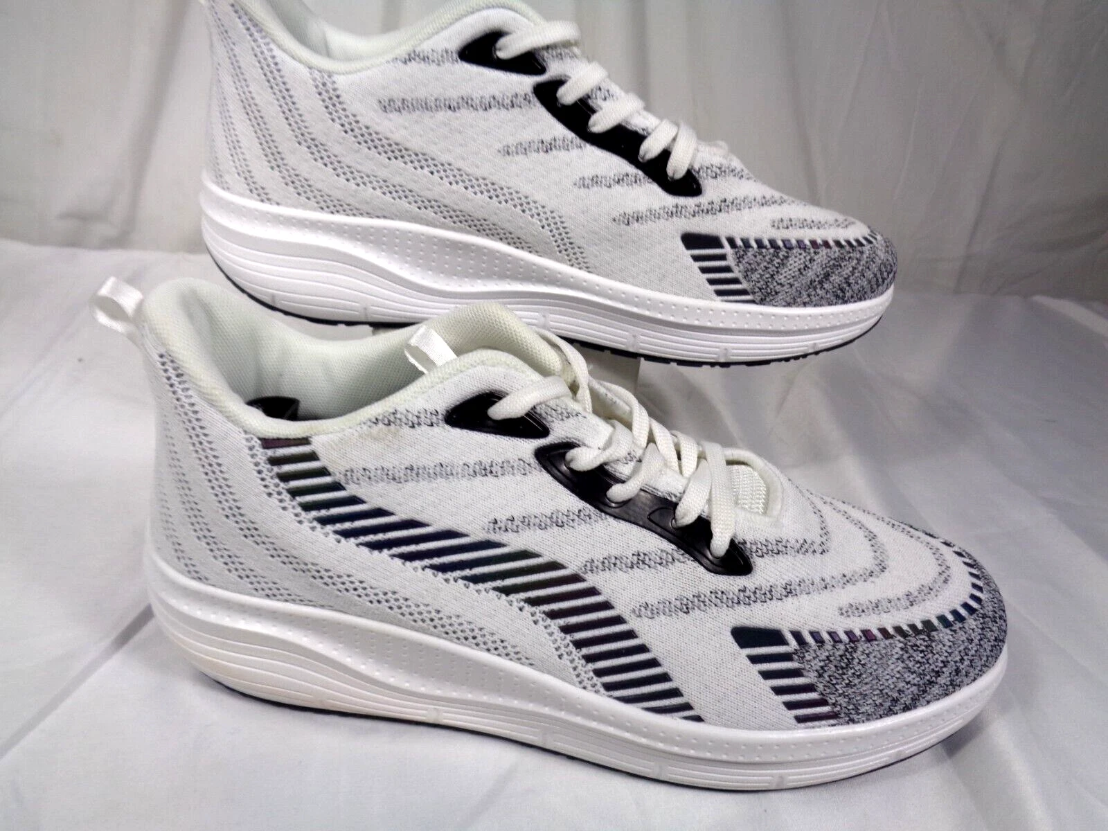 Men's Casual Shoes Athletic Shoe Comfort Light weight white sneakers US Size 10