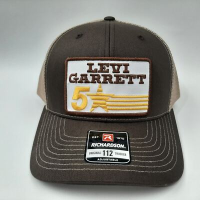 Levi Garrett Embroidered Patch Richardson 112 Trucker Cap  display picture 2