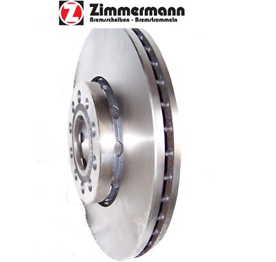OEM ZIMMERMAN AUDI PASSAT FRONT BRAKE ROTOR DISC VENTILATED FITS MANY