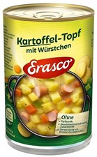 Erasco Kartoffeltopf mit Würstchen - Kartoffel Eintopf - Fertiggericht - 400g