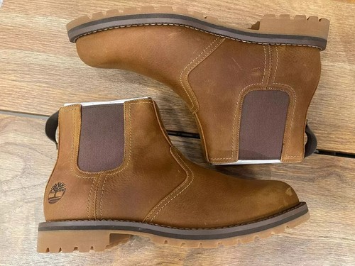 TIMBERLAND HERREN *LARCHMONT MID CHELSEA BOOT* FARBE~WEIZEN GRÖSSE 11,5 M - Bild 2 von 6