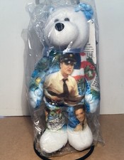 2004 Elvis Presley Gallery Treasurers  GI BLUES CHRISTMAS" Plush Bear New In Bag